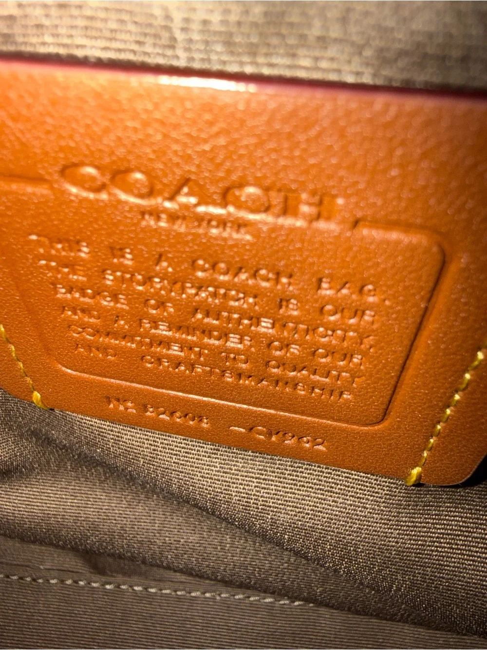 Coach Pebbled Leather Rowan Satchel
